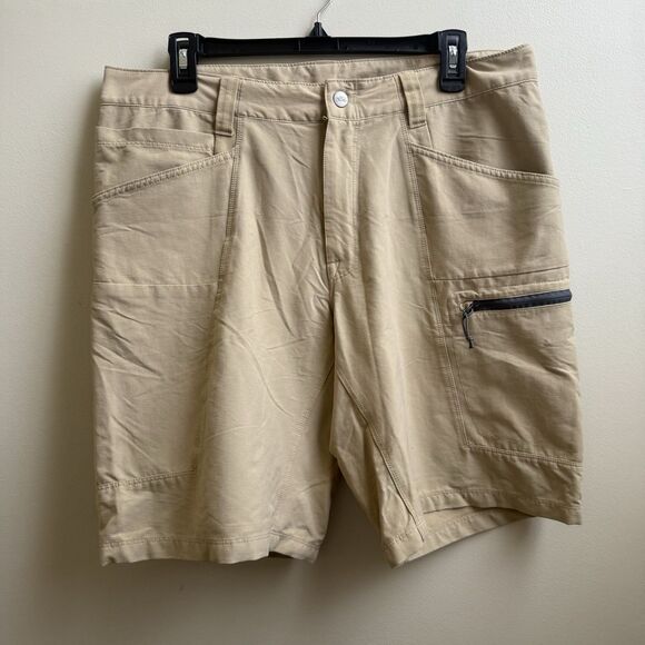 The North Face Retrac Tech Shorts Tan Khaki Gorpcore Mens Size 34 - Picture 1 of 6